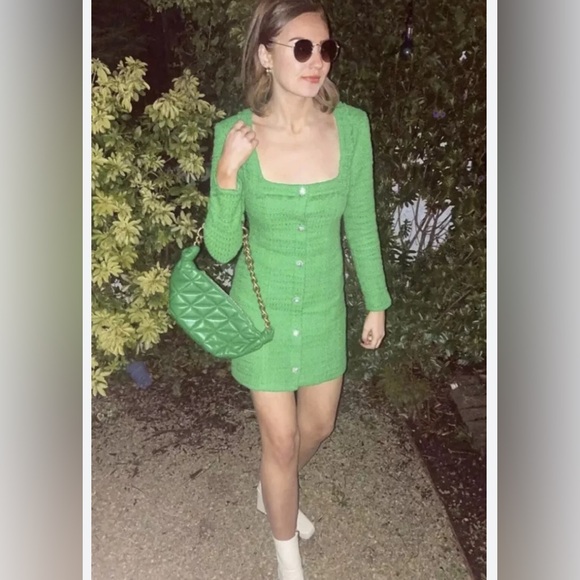 Zara Textured Weave Dress. New W/Tags. - Picture 12 of 12